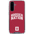 Indiana University Hoosier Nation Galaxy A36 5G Clear Case