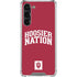 Indiana University Hoosier Nation Galaxy S24 FE Clear Case