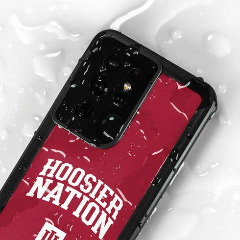 Indiana University Hoosier Nation Galaxy S24 Ultra Waterproof Case