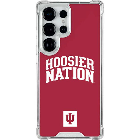Indiana University Hoosier Nation Galaxy S25 Ultra Clear Case