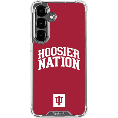 Indiana University Hoosier Nation Galaxy S26 Clear Case