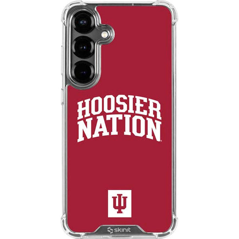Indiana University Hoosier Nation Galaxy S26 Plus Clear Case