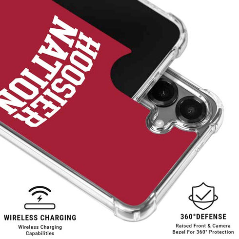 Indiana University Hoosier Nation Galaxy S26 Plus Clear Case