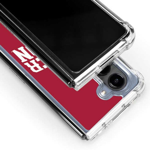 Indiana University Hoosier Nation Galaxy Z Fold5 5G Clear Case