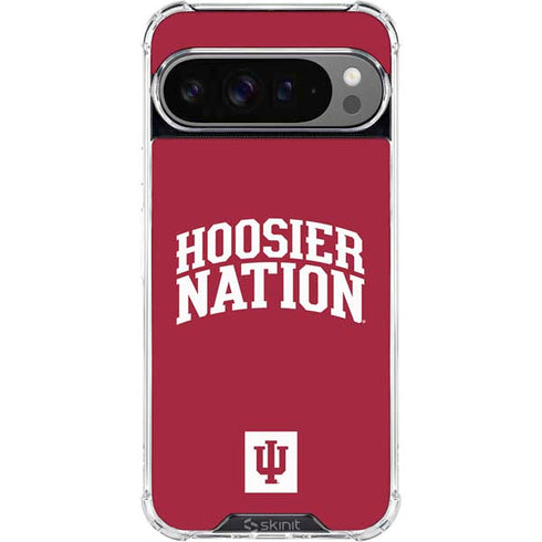 Indiana University Hoosier Nation Google Pixel 10 Pro XL Clear Case