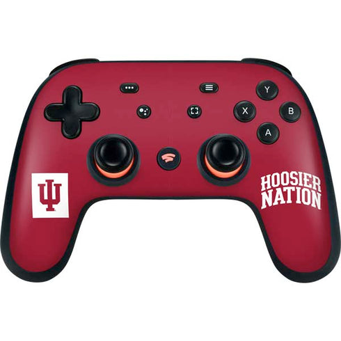 Indiana University Hoosier Nation Google Stadia Controller Skin