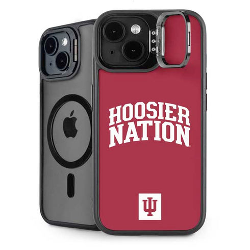 Indiana University Hoosier Nation iPhone 14 Plus Kickstand Case
