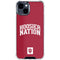 Indiana University Hoosier Nation iPhone 15 Clear Case