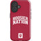 Indiana University Hoosier Nation iPhone 16 Impact Case