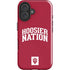 Indiana University Hoosier Nation iPhone 16 Impact Case