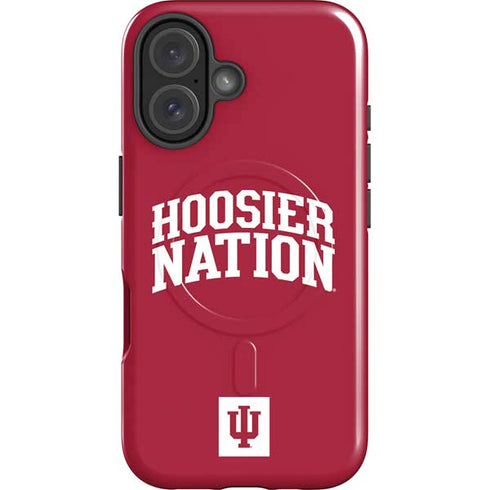 Indiana University Hoosier Nation iPhone 16 Magsafe Impact Case