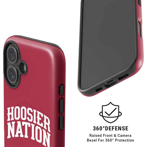Indiana University Hoosier Nation iPhone 16 Magsafe Impact Case
