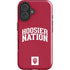 Indiana University Hoosier Nation iPhone 16 Plus Impact Case