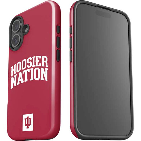 Indiana University Hoosier Nation iPhone 16 Plus Impact Case