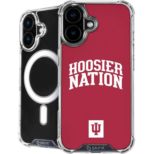 Indiana University Hoosier Nation iPhone 16 Plus MagSafe Case