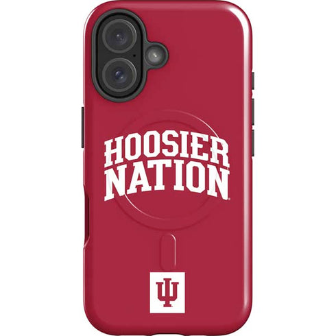 Indiana University Hoosier Nation iPhone 16 Plus Magsafe Impact Case