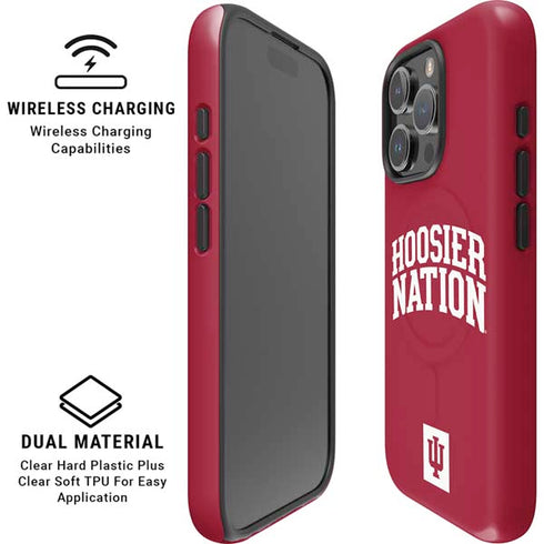 Indiana University Hoosier Nation iPhone 16 Pro Max Magsafe Impact Case