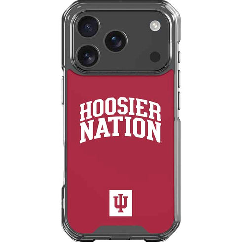 Indiana University Hoosier Nation iPhone 18 Pro Clear Case