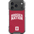 Indiana University Hoosier Nation iPhone 18 Pro Clear Case