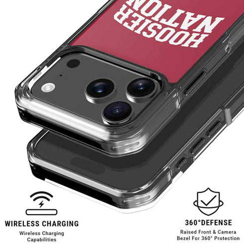 Indiana University Hoosier Nation iPhone 18 Pro Clear Case