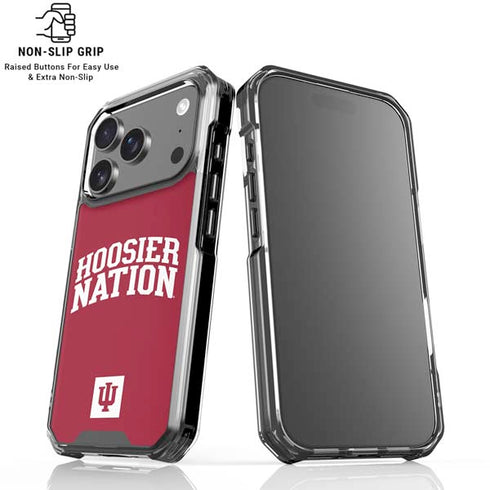 Indiana University Hoosier Nation iPhone 18 Pro Clear Case