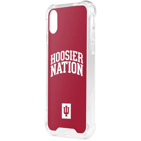 Indiana University Hoosier Nation iPhone XS Clear Case