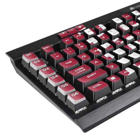 Indiana University Hoosier Nation K95 RGB PLATINUM Mechanical Gaming Keyboard Skin