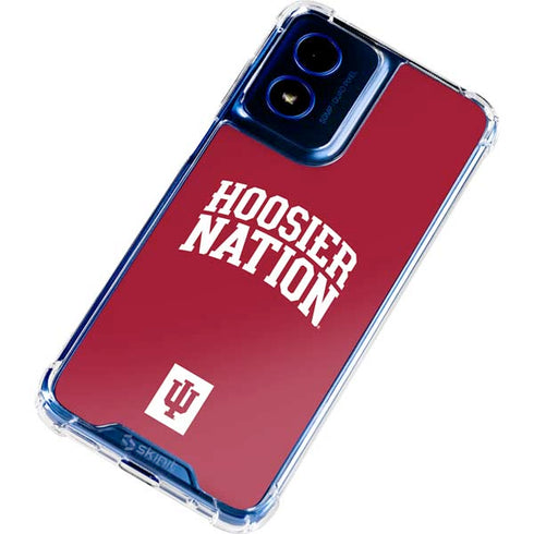Indiana University Hoosier Nation Moto G 5G (2024) Clear Case