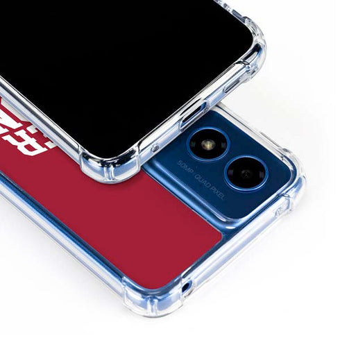 Indiana University Hoosier Nation Moto G 5G (2024) Clear Case