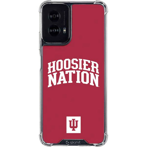 Indiana University Hoosier Nation Moto G Power 5G (2024) Clear Case