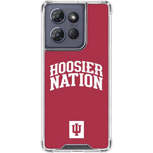 Indiana University Hoosier Nation Moto G Power 5G (2025) Clear Case