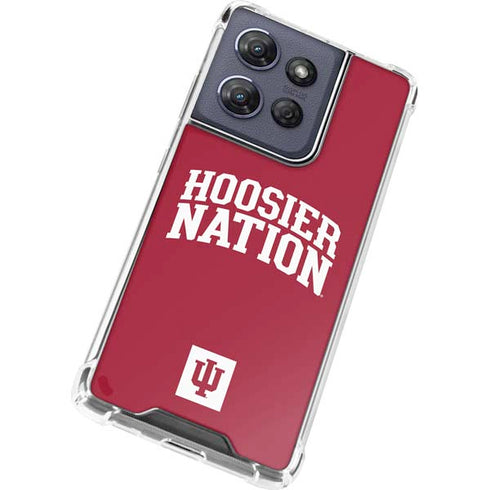 Indiana University Hoosier Nation Moto G Power 5G (2025) Clear Case