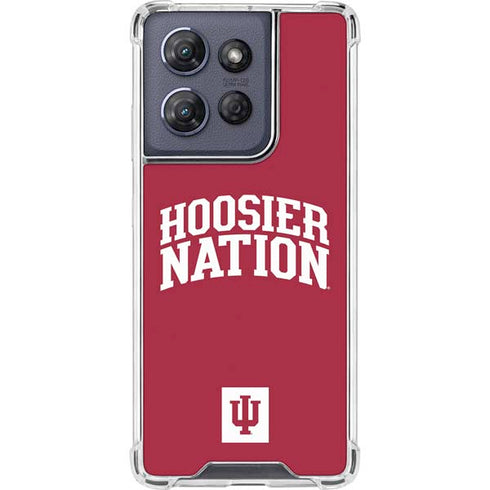 Indiana University Hoosier Nation Moto G Stylus 5G (2025) Clear Case