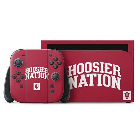 Indiana University Hoosier Nation Nintendo Switch 2 (2025) with Joy-Con Skin