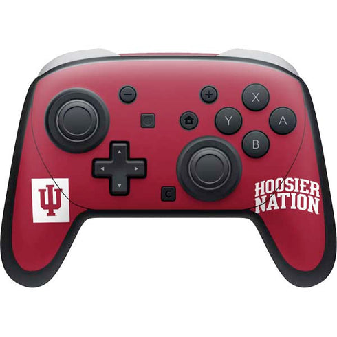 Indiana University Hoosier Nation Nintendo Switch 2 (2025) Pro Controller Skin