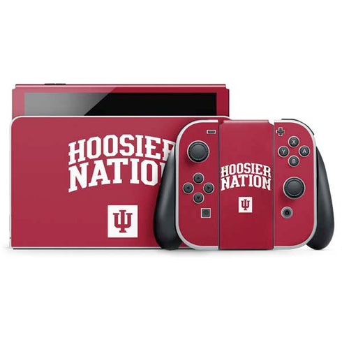 Indiana University Hoosier Nation Nintendo Skins