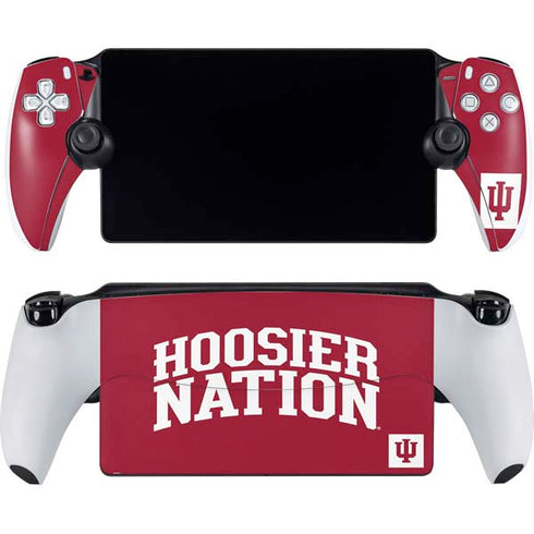 Indiana University Hoosier Nation PlayStation Portal Remote Player Skin
