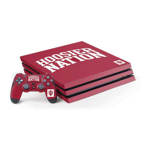 Indiana University Hoosier Nation PlayStation PS4 Skins