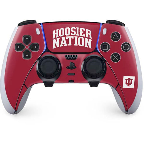 Indiana University Hoosier Nation PS5 DualSense Edge Pro Controller Skin