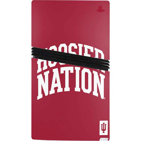 Indiana University Hoosier Nation PS5 Pro Console Skin