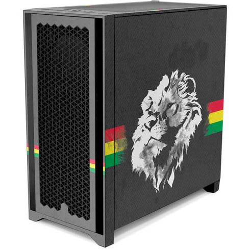 Horizontal Banner - Lion of Judah Corsair 4000D Tempered Glass Mid-Tower ATX Case Skin