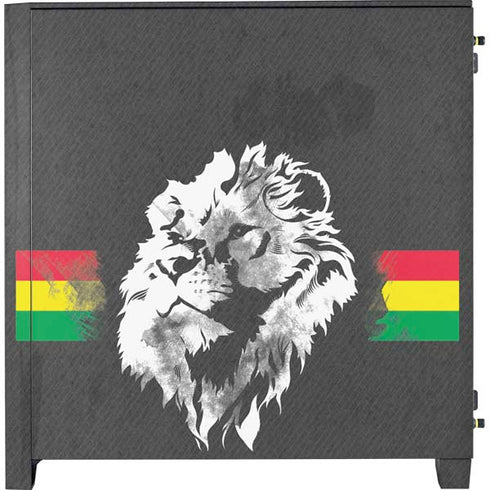 Horizontal Banner - Lion of Judah Corsair 4000D Tempered Glass Mid-Tower ATX Case Skin