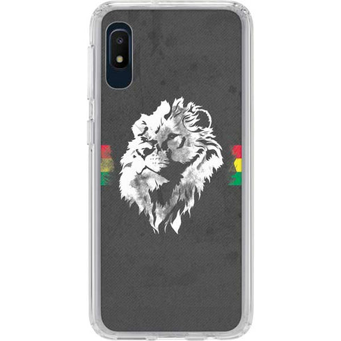 Horizontal Banner - Lion of Judah Galaxy A10e Clear Case