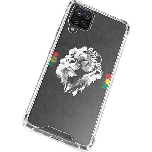Horizontal Banner - Lion of Judah Galaxy A12 Clear Case