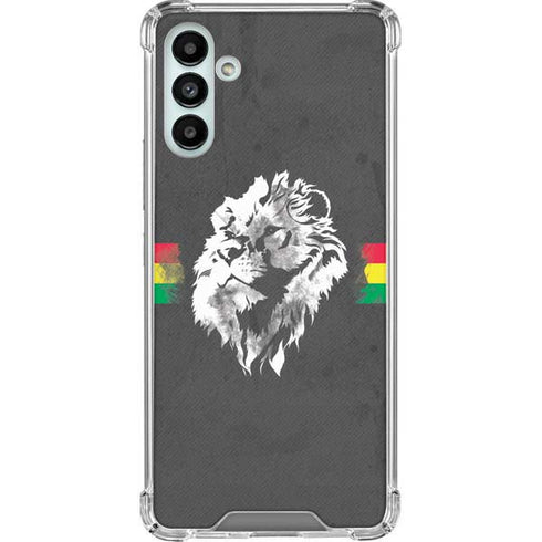 Horizontal Banner - Lion of Judah Galaxy A13 5G Clear Case