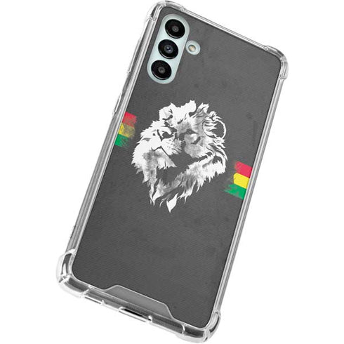 Horizontal Banner - Lion of Judah Galaxy A13 5G Clear Case