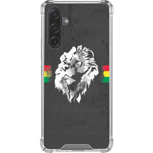 Horizontal Banner - Lion of Judah Galaxy A17 Clear Case