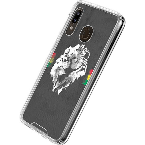 Horizontal Banner - Lion of Judah Galaxy A30 Clear Case