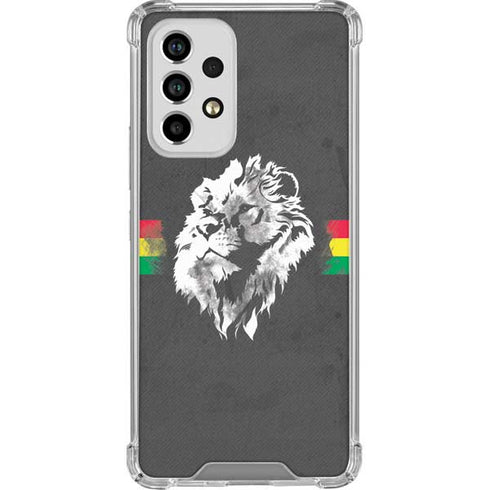 Horizontal Banner - Lion of Judah Galaxy A33 5G Clear Case