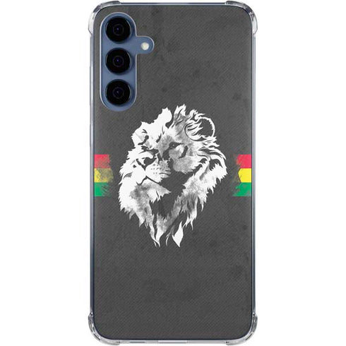 Horizontal Banner - Lion of Judah Galaxy A35 5G Clear Case